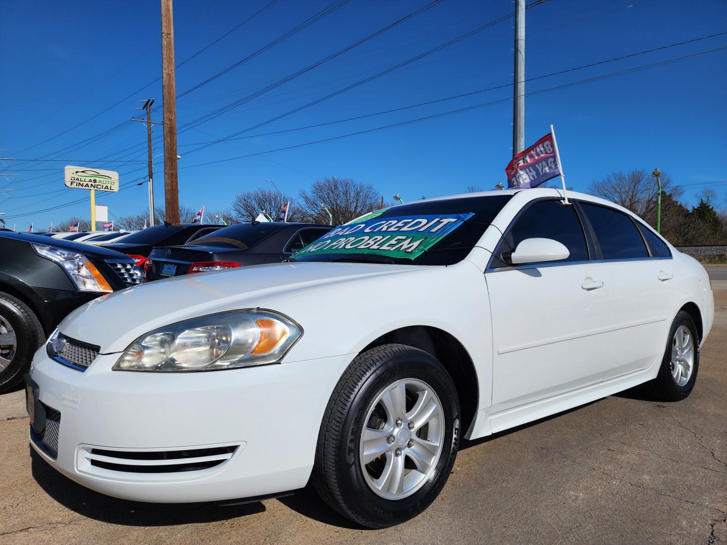 2013 WHITE Chevrolet Impala LS (2G1WF5E35D1) , AUTO transmission, located at 2660 S.Garland Avenue, Garland, TX, 75041, (469) 298-3118, 32.885551, -96.655602 - Welcome to DallasAutos4Less, one of the Premier BUY HERE PAY HERE Dealers in the North Dallas Area. We specialize in financing to people with NO CREDIT or BAD CREDIT. We need proof of income, proof of residence, and a ID. Come buy your new car from us today!! This is a very well cared for 2013 CH - Photo#7